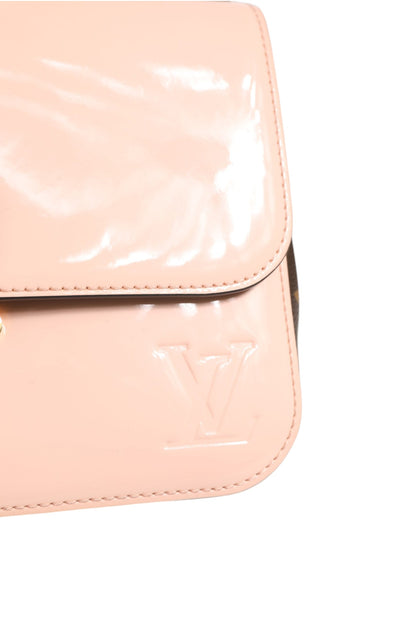 Louis Vuitton Pink Vernis and Monogram Canvas Cherrywood BB Shoulder Bag