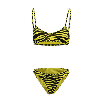 The Attico Bicolor Polyester Bikini