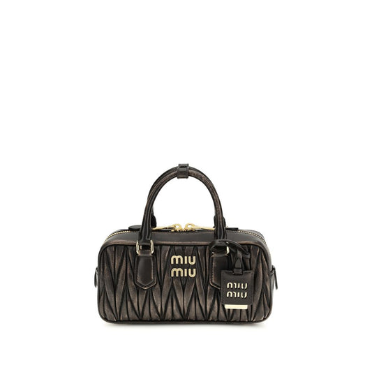 Miu Miu Brown Lamb Ovis Aries Aries Handbag