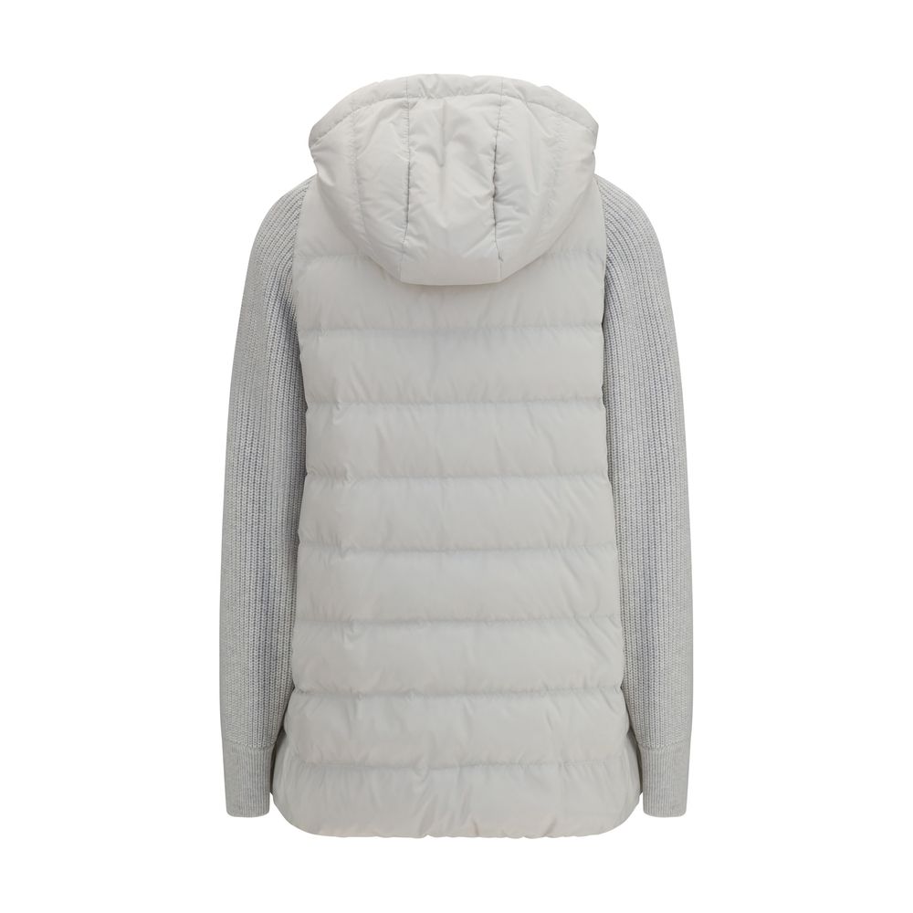 Brunello Cucinelli Gray Polyamide Jacket