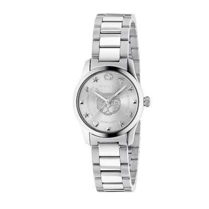 Gucci Gray Stainless Steel Dress Watch