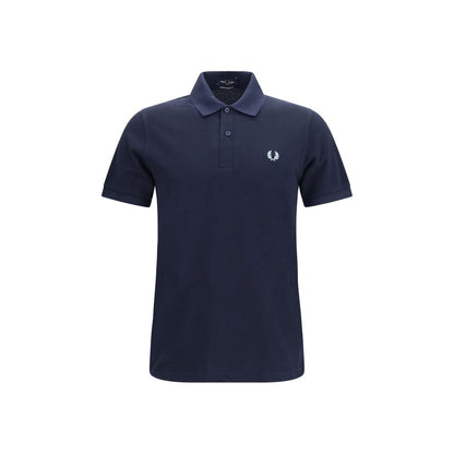 Fred Perry Blue Cotton T-Shirt