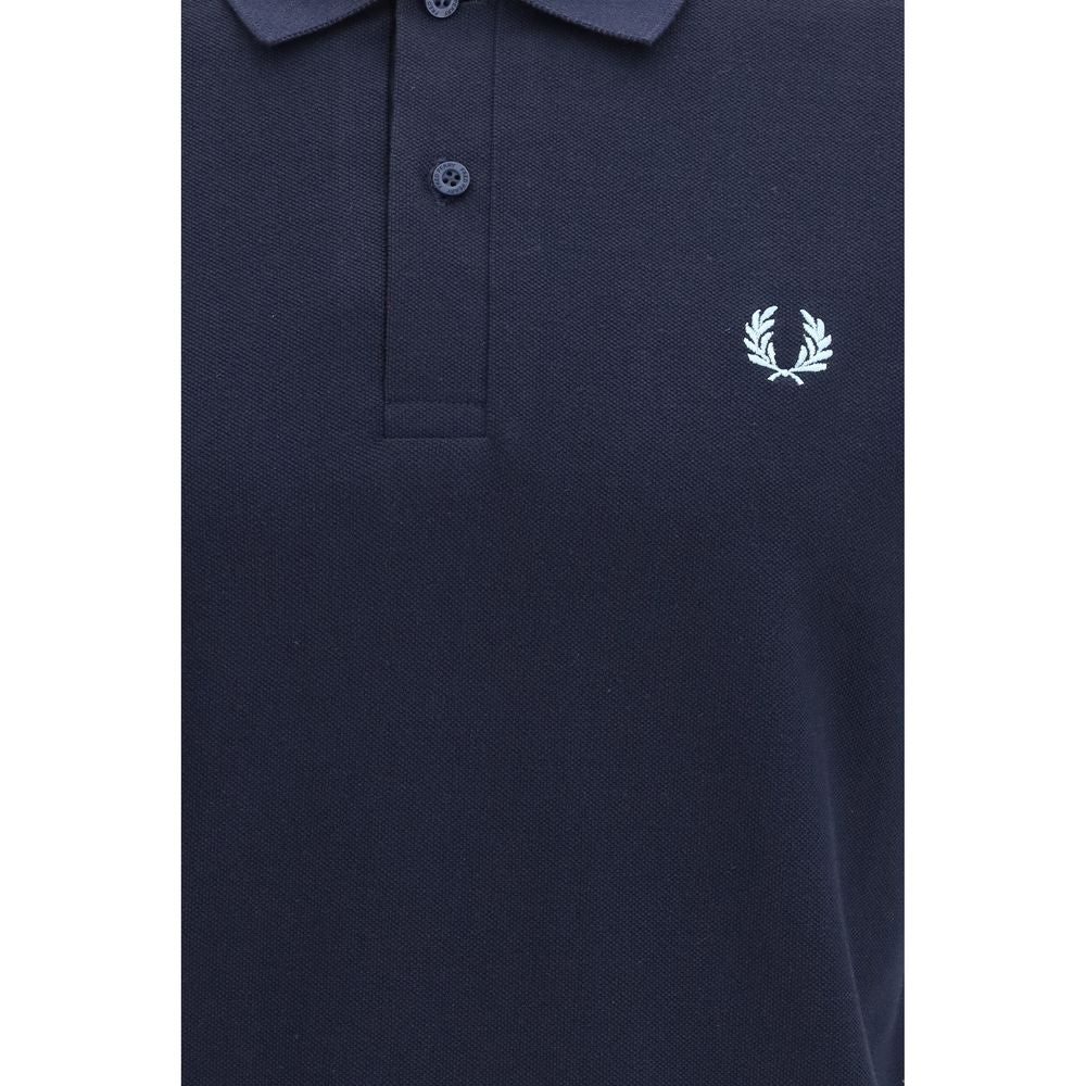 Fred Perry Blue Cotton T-Shirt