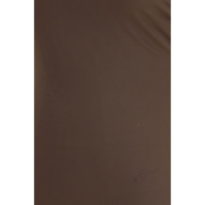 Jacquemus Brown Polyamide One-Piece Swimsuit
