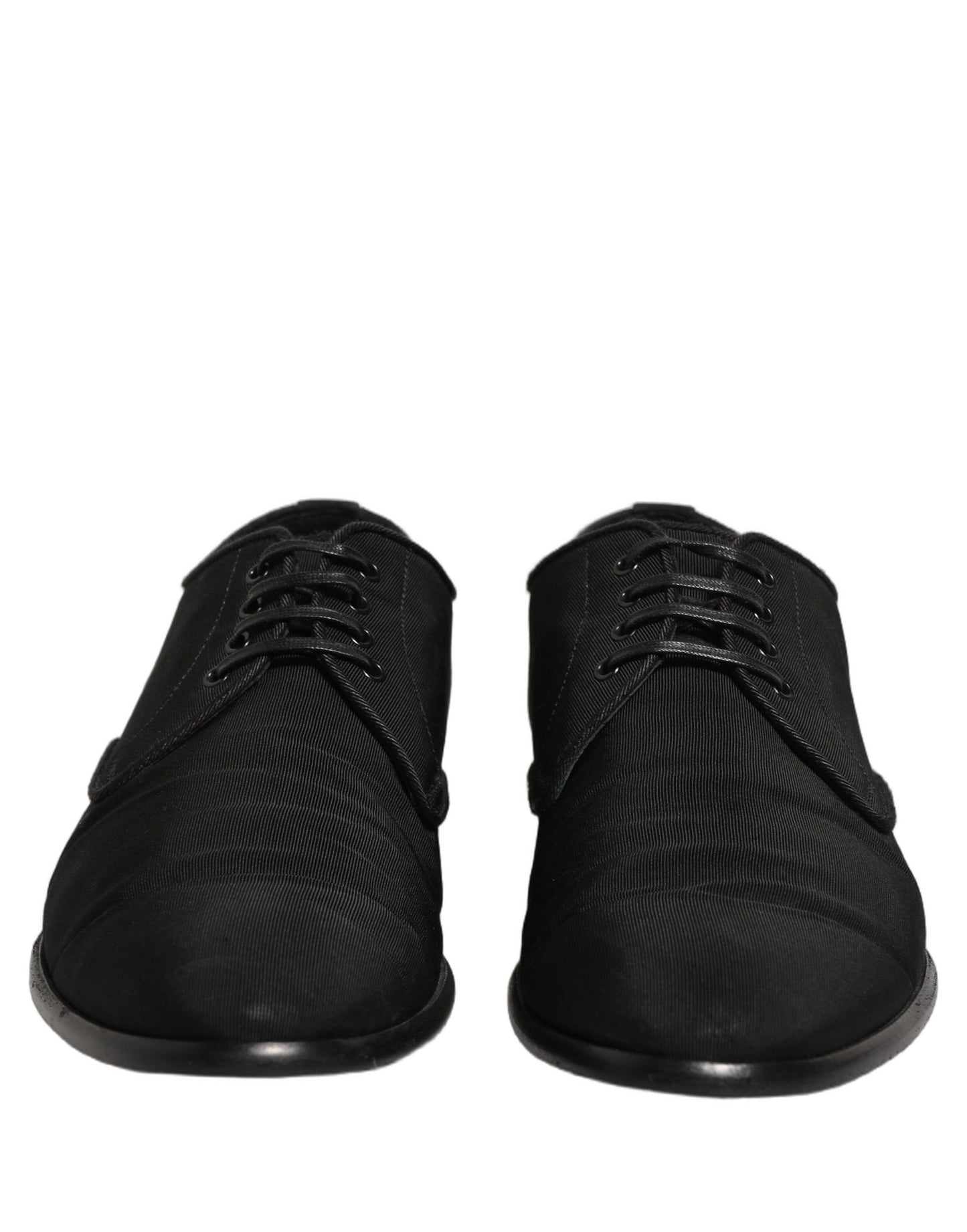Dolce & Gabbana Black Suede Lace Up Derby Dress Formal Shoes
