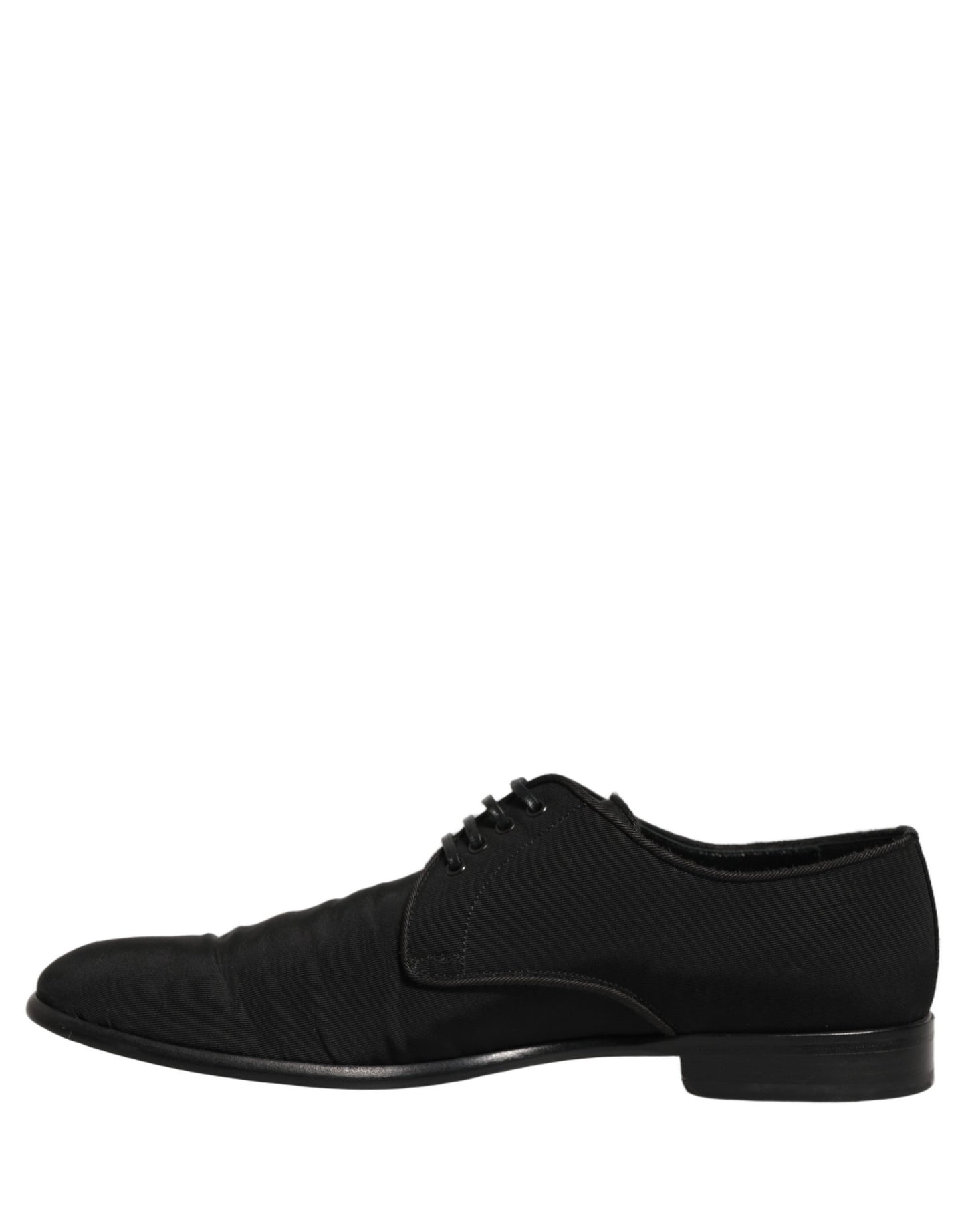 Dolce & Gabbana Black Suede Lace Up Derby Dress Formal Shoes
