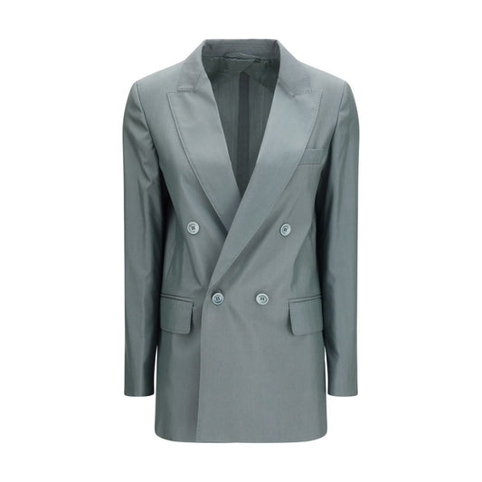 Max Mara Bicolor Wool Oves Aries Blazer