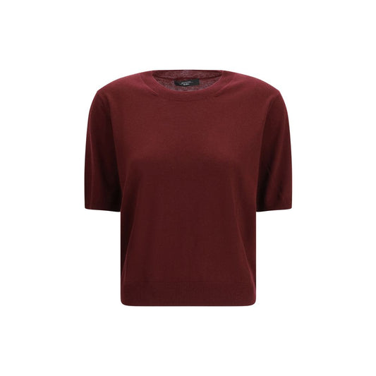 Max Mara Bordeaux Wool Oves Aries T-Shirt
