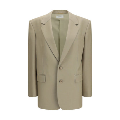Saint Laurent Beige Wool Oves Aries Blazer