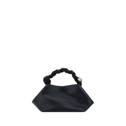 Ganni Black Recycled Leather Handbag