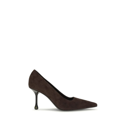 Jimmy Choo Brown Goatskin High Heel Pumps
