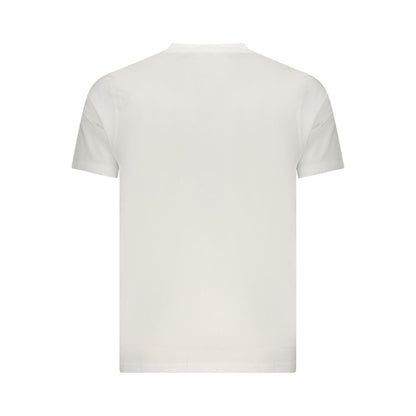 Coveri Moving White Cotton Men's T-Shirt