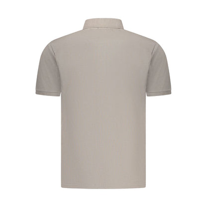Coveri Moving Gray Cotton Men's Polo Shirt