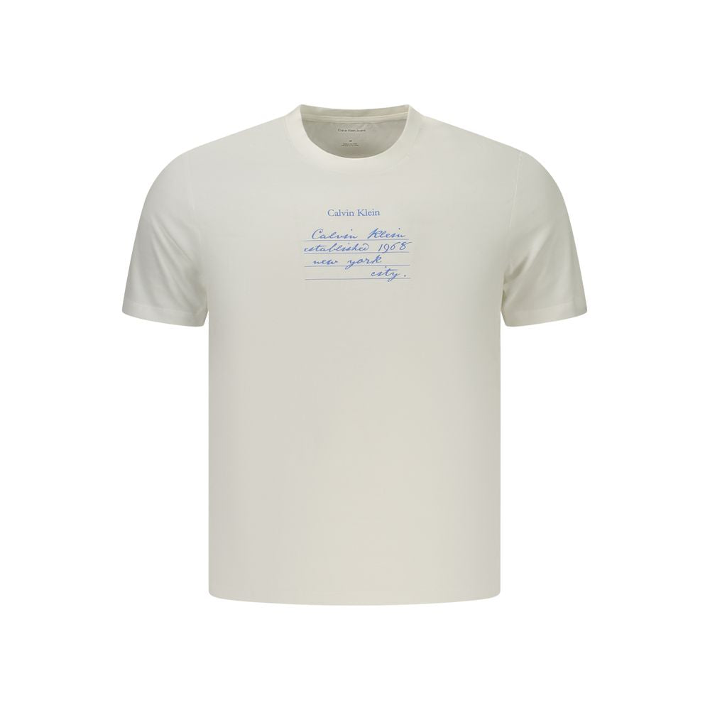 Calvin Klein White Cotton T-Shirt