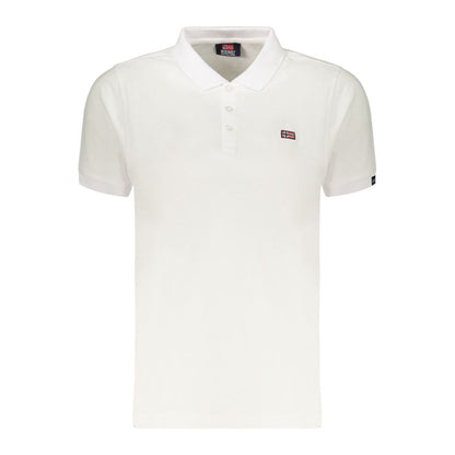 Norway 1963 White Cotton Polo Shirt