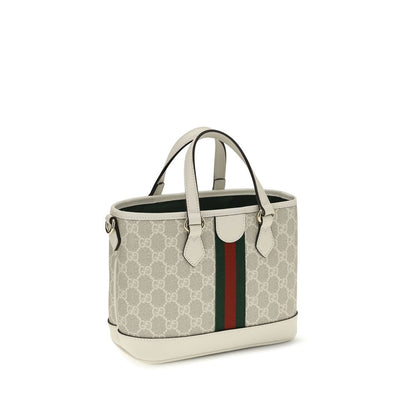 Gucci White Fabric Handbag