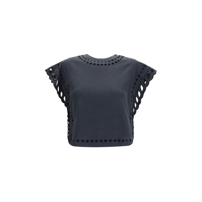 Marant Etoile Black Cotton T-Shirt