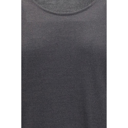 Brunello Cucinelli Gray Cashmere Sleeveles T-Shirt