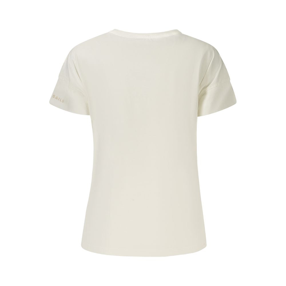 North Sails White Cotton T-Shirt