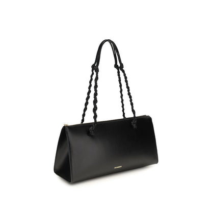 Jil Sander Black Calf Leather Bos Taurus Handbag