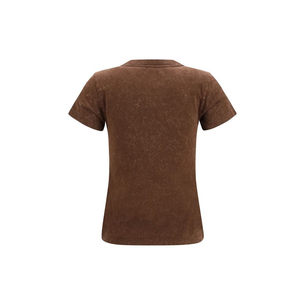 Ganni Brown Cotton Sweatshirt