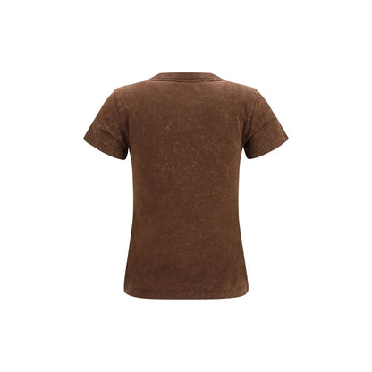 Ganni Brown Cotton Sweatshirt