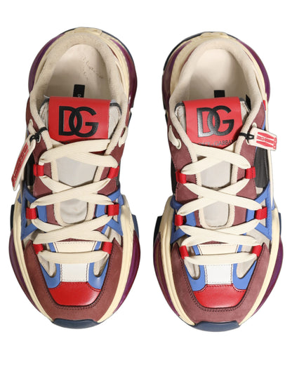 Dolce & Gabbana Multicolor Low Top Airmaster Sneakers Shoes