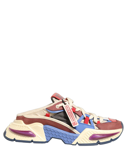 Dolce & Gabbana Multicolor Low Top Airmaster Sneakers Shoes