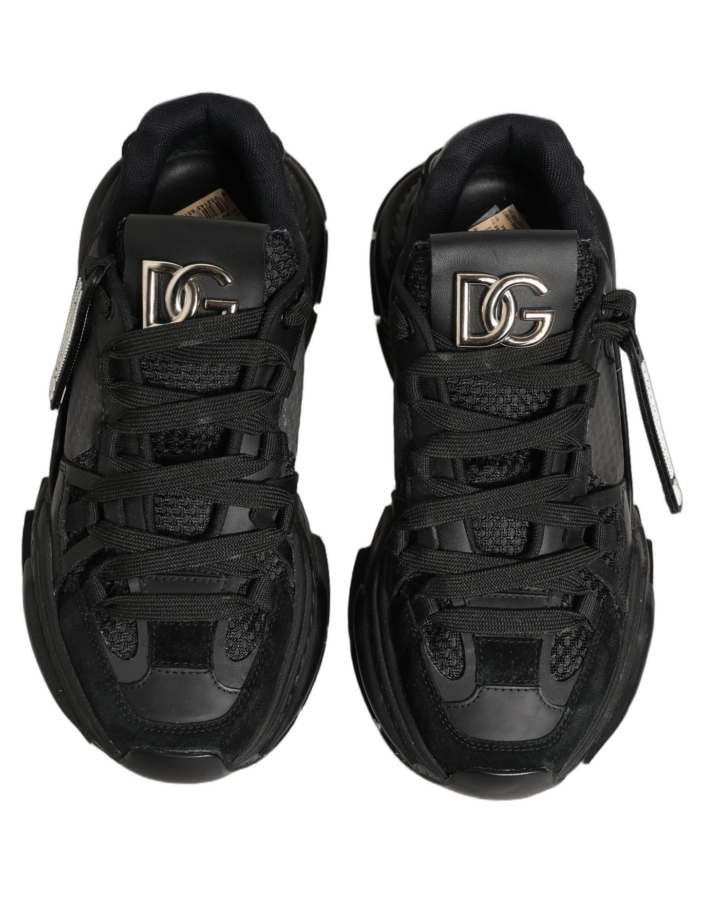 Dolce & Gabbana Black Airmaster Low Top Sneakers Shoes