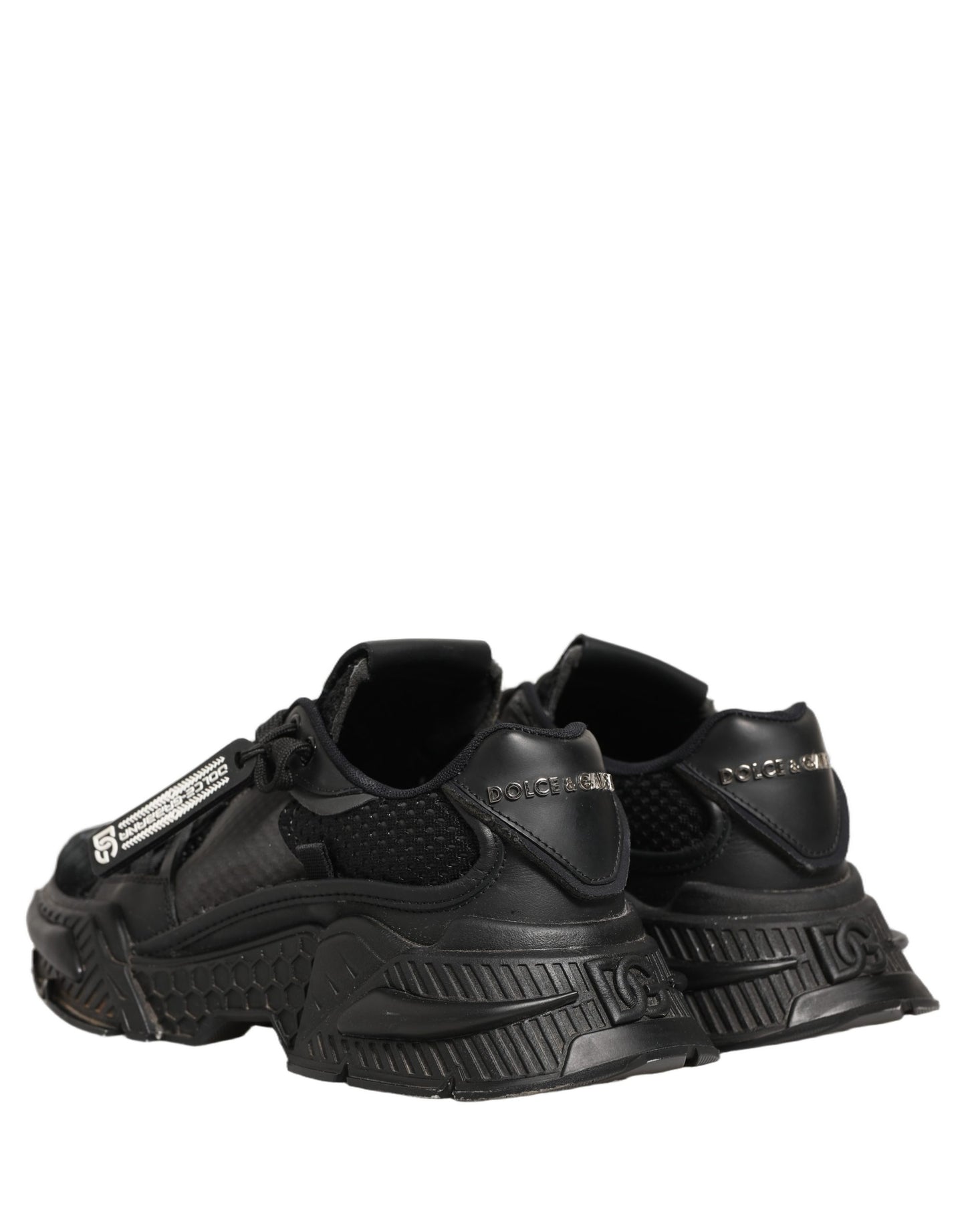 Dolce & Gabbana Black Airmaster Low Top Sneakers Shoes
