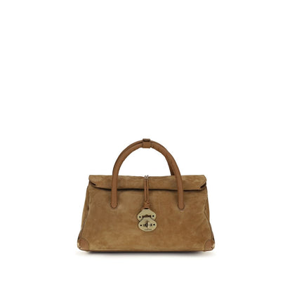 Zanellato Brown Calf Leather Bos Taurus Shoulder Bag