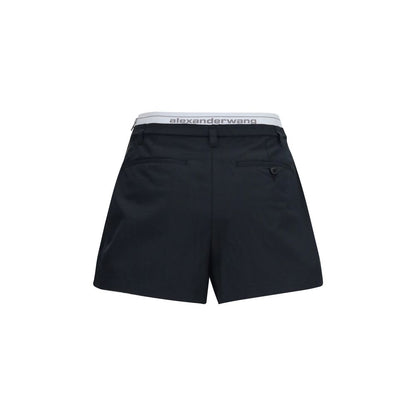 Alexander Wang Black Cotton Bermuda Shorts