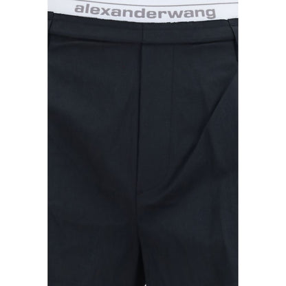 Alexander Wang Black Cotton Bermuda Shorts