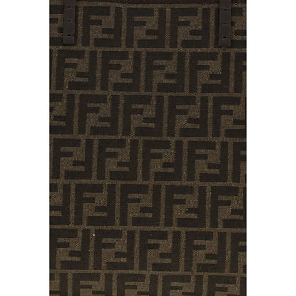Fendi Brown Fabric Shoulder Bag