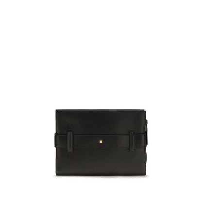 Balmain Black Lamb Ovis Aries Aries Shoulder Bag