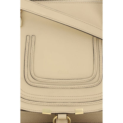 Chloé Beige Calf Leather Bos Taurus Shoulder Bag