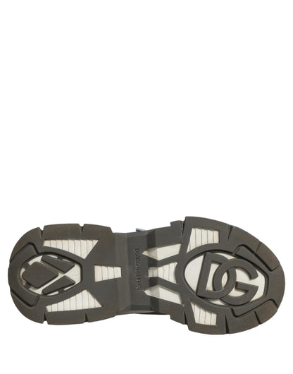 Dolce & Gabbana Black White Daymaster Low Top Sneakers Shoes