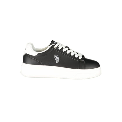 U.S. POLO ASSN. Black Polyester Athletic Sneakers
