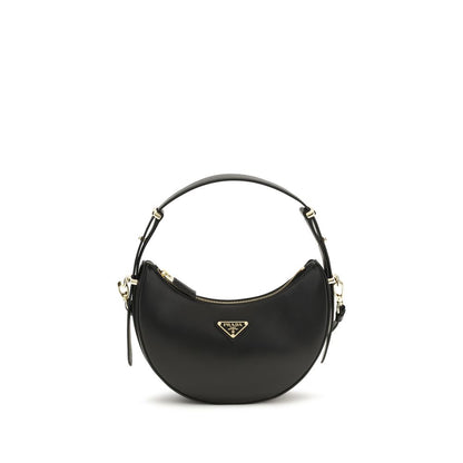 Prada Black Calf Leather Bos Taurus Backet Bag