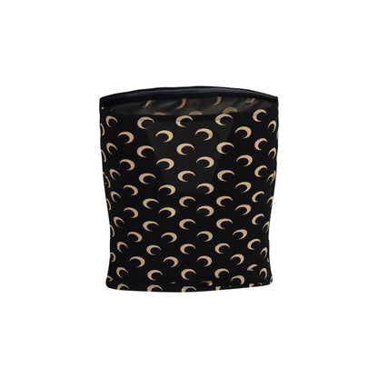 Marine Serre Black Polyamide Sleeveles T-Shirt