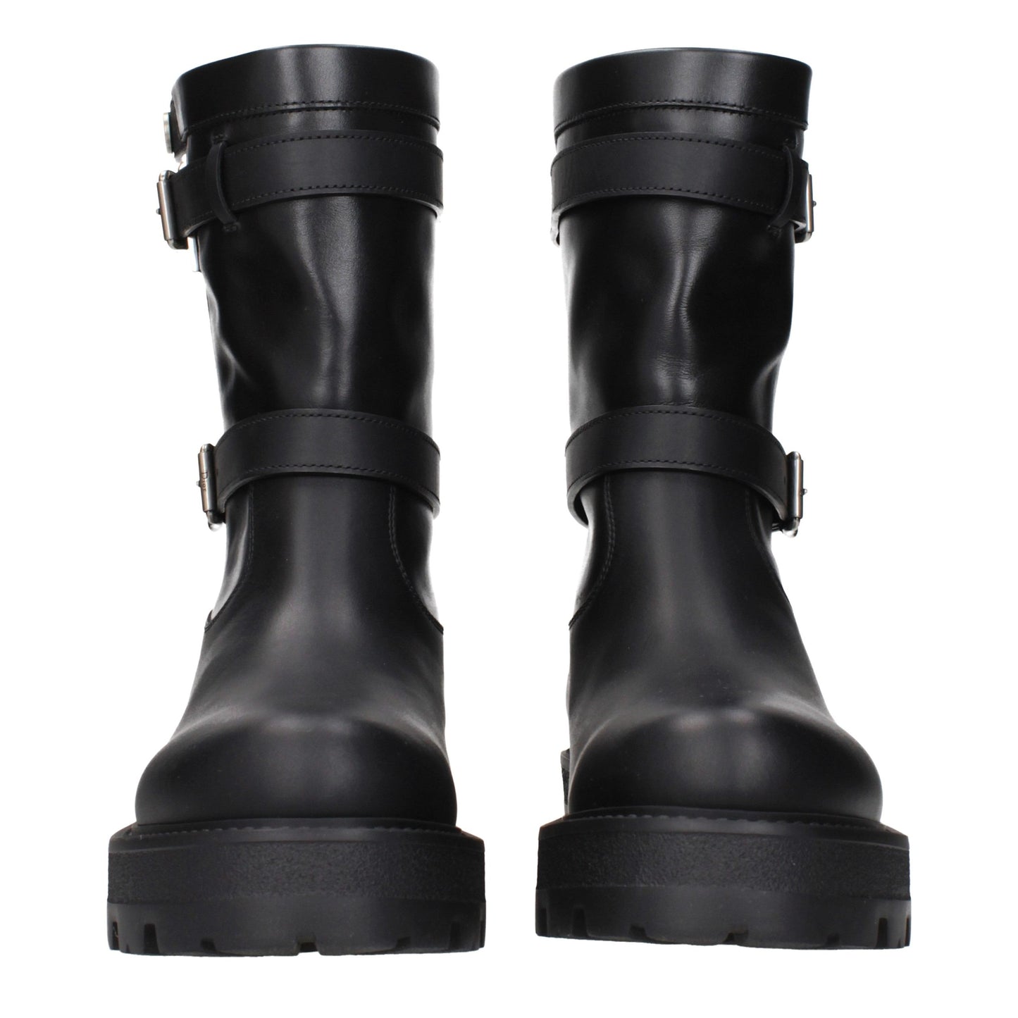 Christian Dior Black Leather Ankle Boots