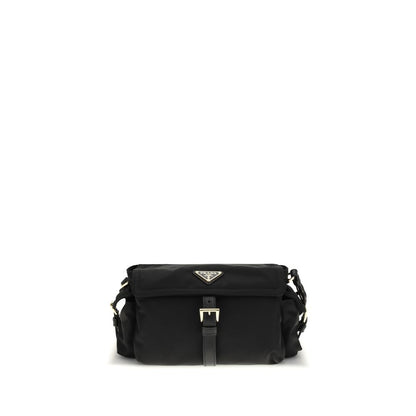 Prada Black Recycled Polyamide Shoulder Bag