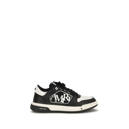 Amiri Black Calf Leather Bos Taurus Low Top Sneakers