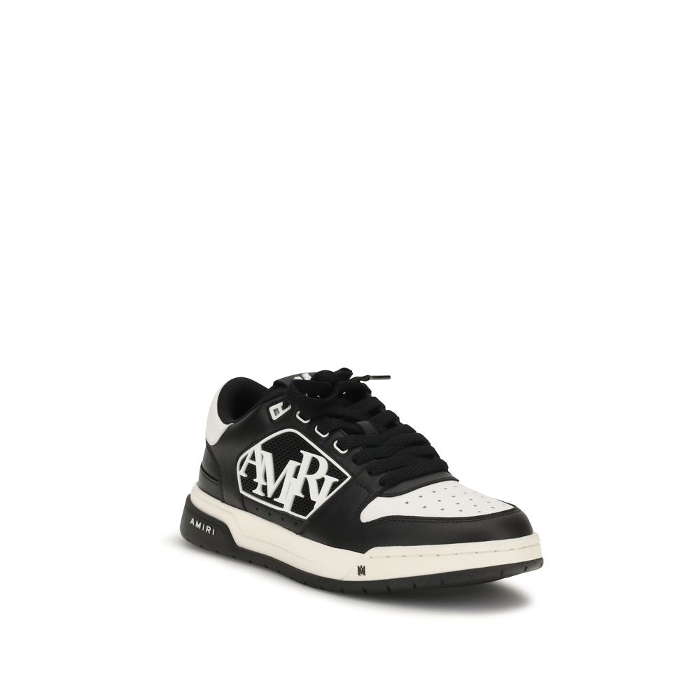 Amiri Black Calf Leather Bos Taurus Low Top Sneakers