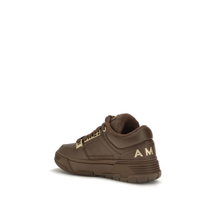 Amiri Brown Calf Leather Bos Taurus Chunky Sneakers