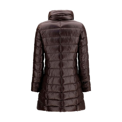 Herno Brown Polyamide Full-Length Jacket