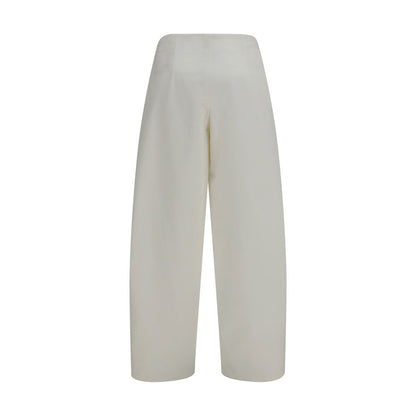 The Row Beige Cotton Casual Pants