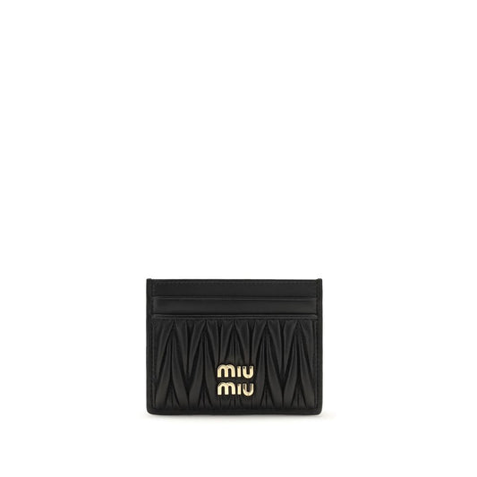 Miu Miu Black Lamb Ovis Aries Aries Wallet