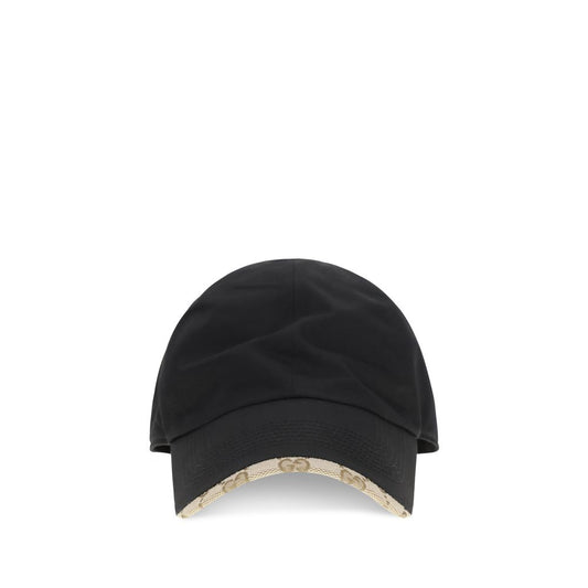 Gucci Black Cotton Cap (Baseball Hat)