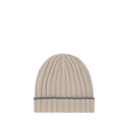 Brunello Cucinelli Brown Cashmere Beanie